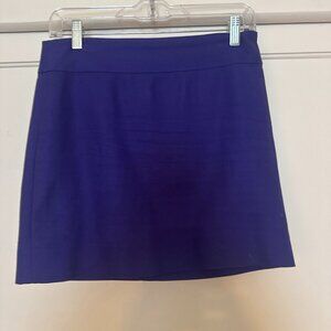 J.Crew Royal Purple Mini Skirt – Tagged 0, Fits Like 4